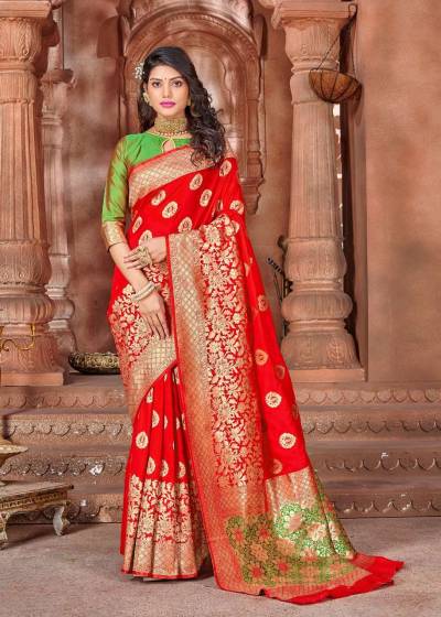 Virasat Silk By Rajyog Soft Silk Traditional Wear Saree Collection